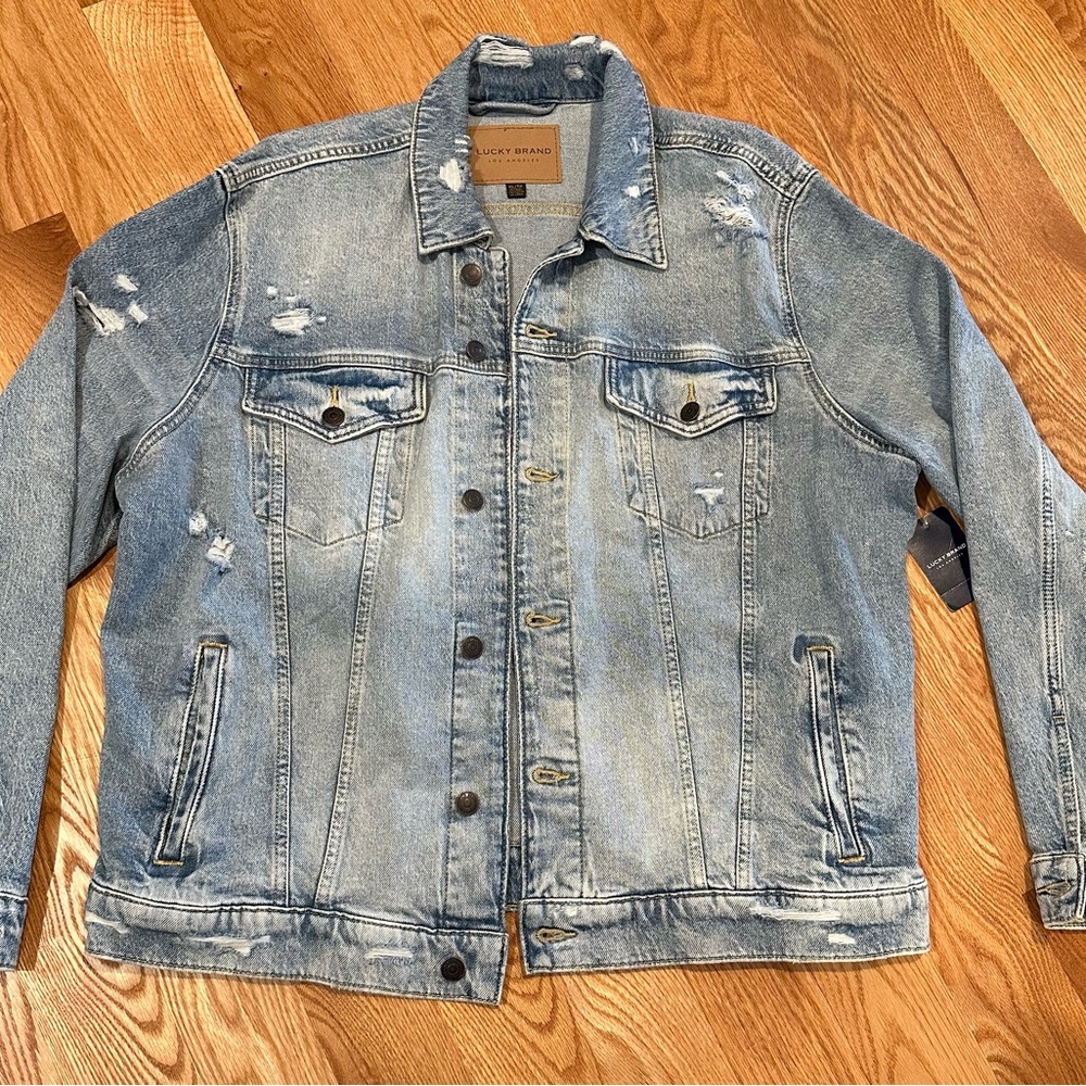 Lucky Brand Light Blue Denim Jacket